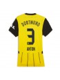 Borussia Dortmund Waldemar Anton #3 Hjemmedrakt Dame 2024-25 Korte ermer